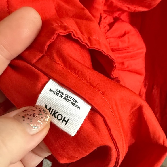 Mikoh Red Maxi Dress with Spaghetti Straps - Picture 13 of 13